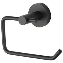 Euro Black Wall Mounted Pin Toilet Roll Holder